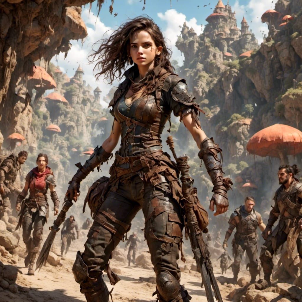 Low Angle Brunette in RPG Ripped Style