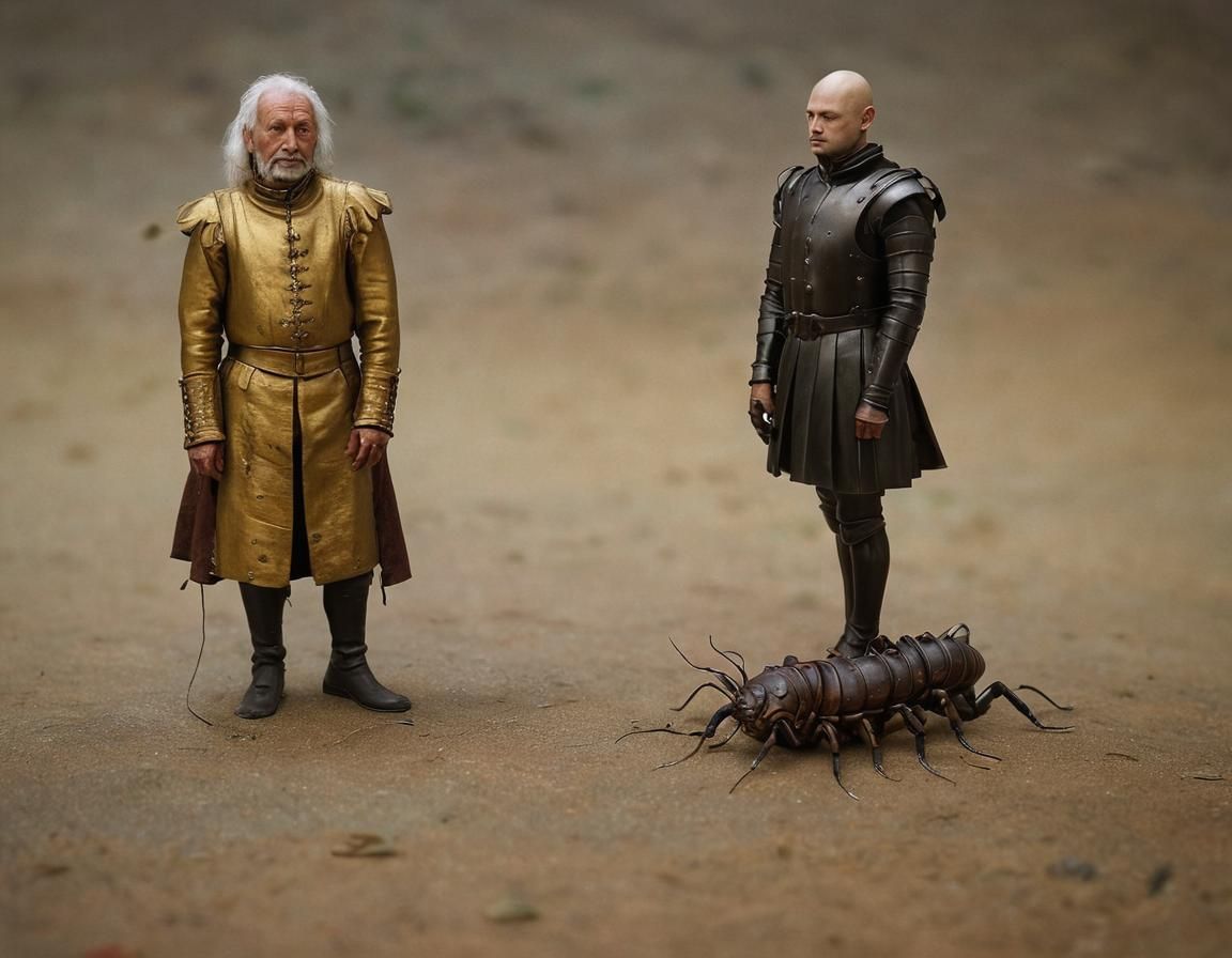 Crustacean Lord on Landscape as Medieval Portrait