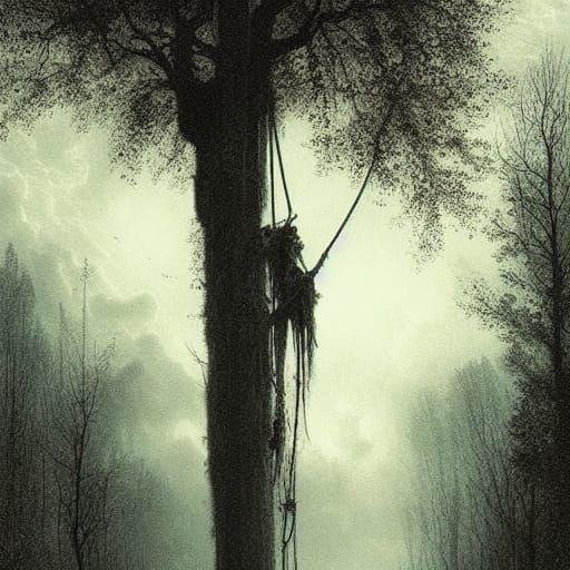 Apocalyptic Forest: Noose and Tree of Despair