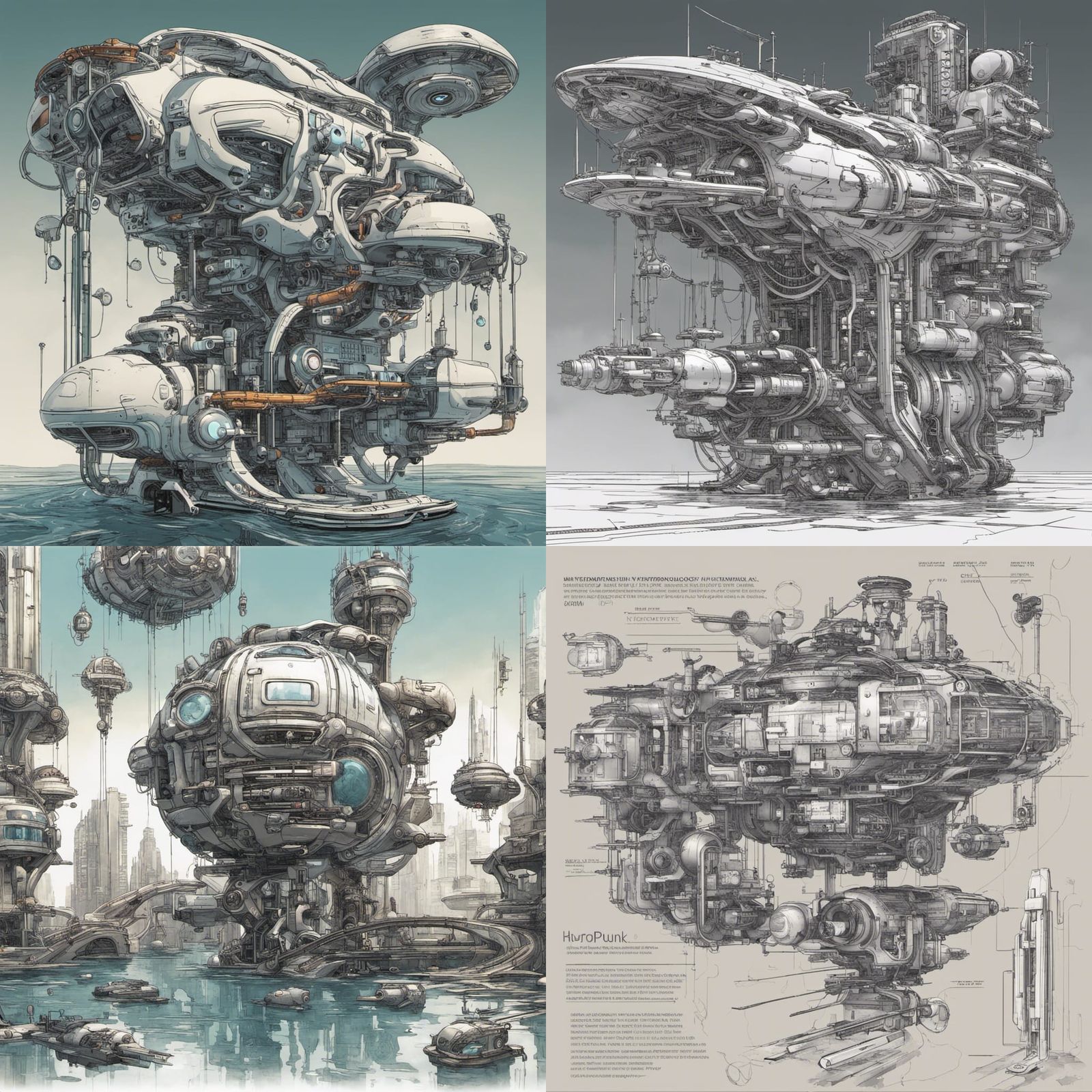 Hydropunk Futuristic technology