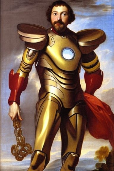 Iron Man as Baroque Portrait