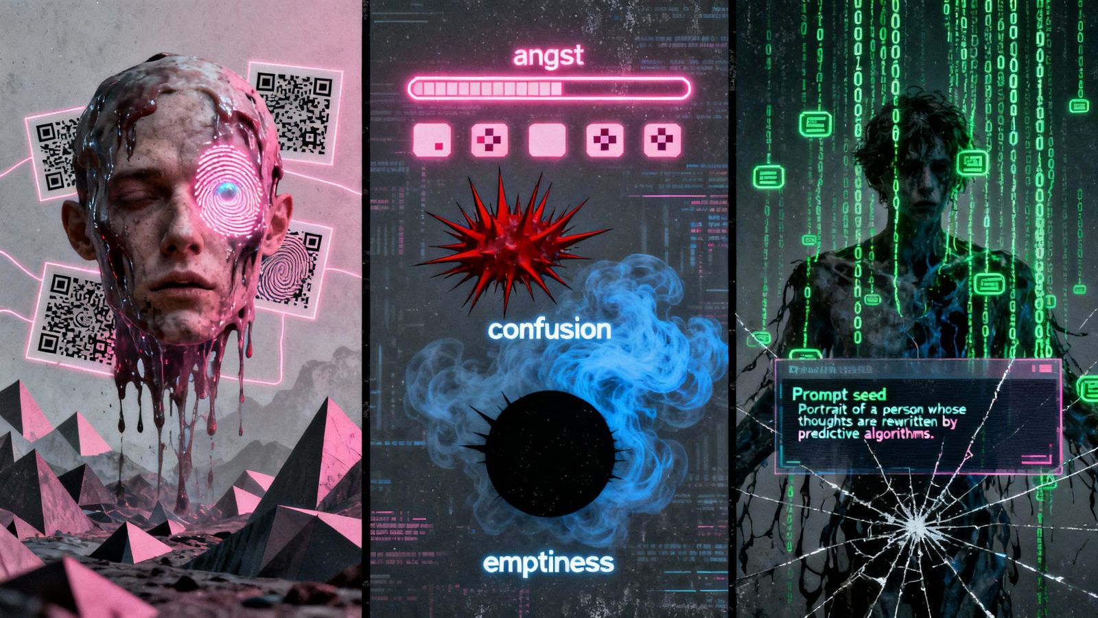 Algorithmic Influence Breakdown of Self in Retro-Futurist Ho...