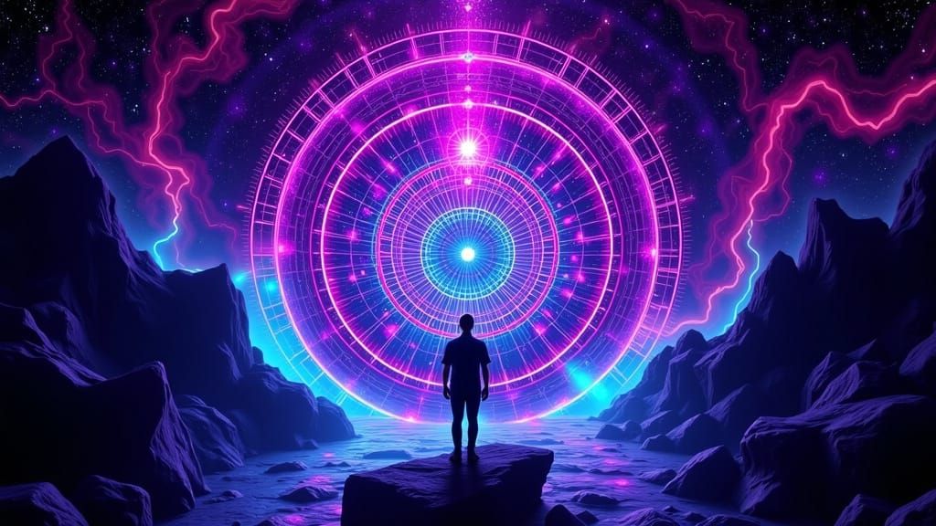 Psychedelic Illusion: A Psychonautic Vision