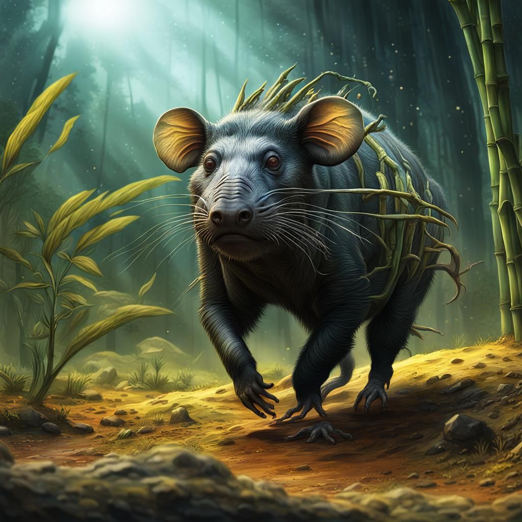 Alien Exoplanet: Speculative Xenobiology Concept Art