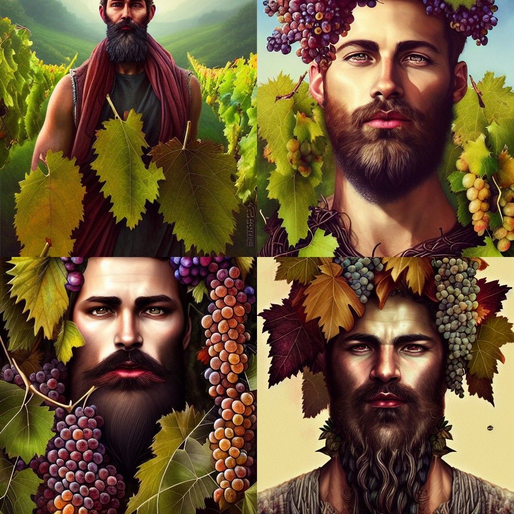 God of the Harvest in Autumnal Portrait