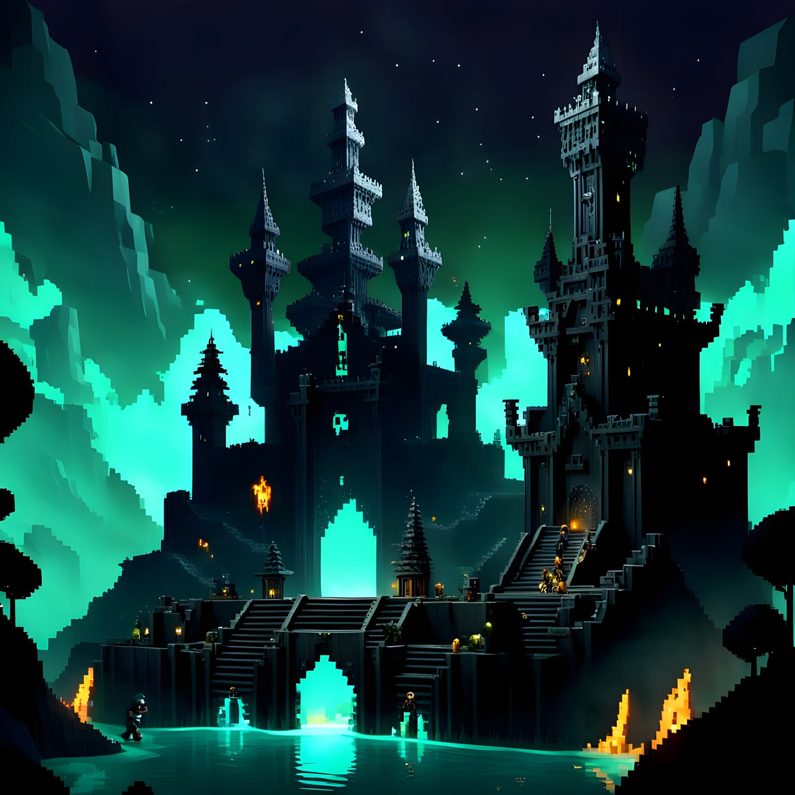 Temple of the Void - Inspired by Minecraft