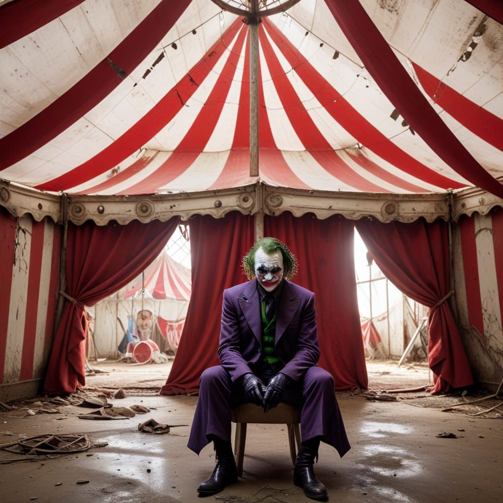 Joker Hideout Inside Abandoned Circus Tent