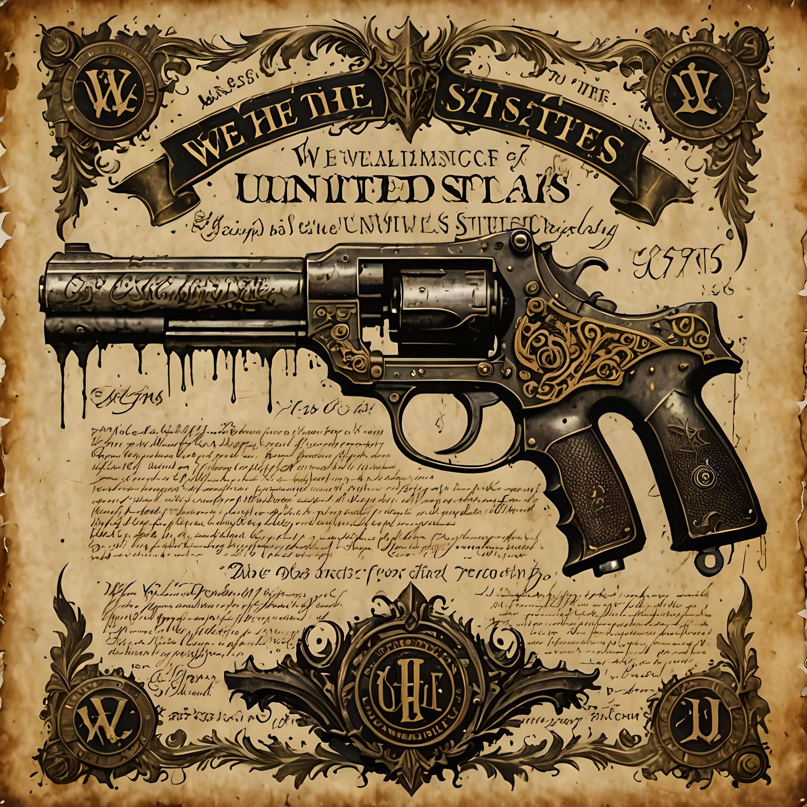 Ominous Calligraphy on Antiquated Military Armaments