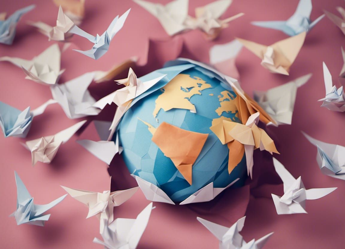 Angelic Lullaby: Earth in God's Hands, Origami Style