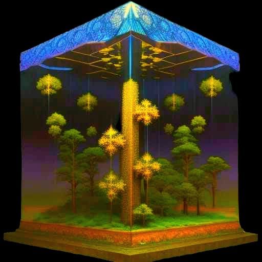 Celtic Mosaic Hair: Fractal Photorealistic Cloisonné