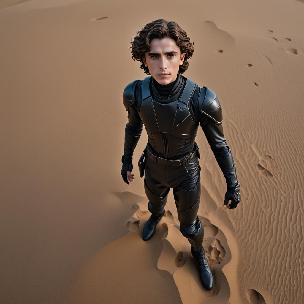 Detailed Action Figure of Paul Atreides in Dune