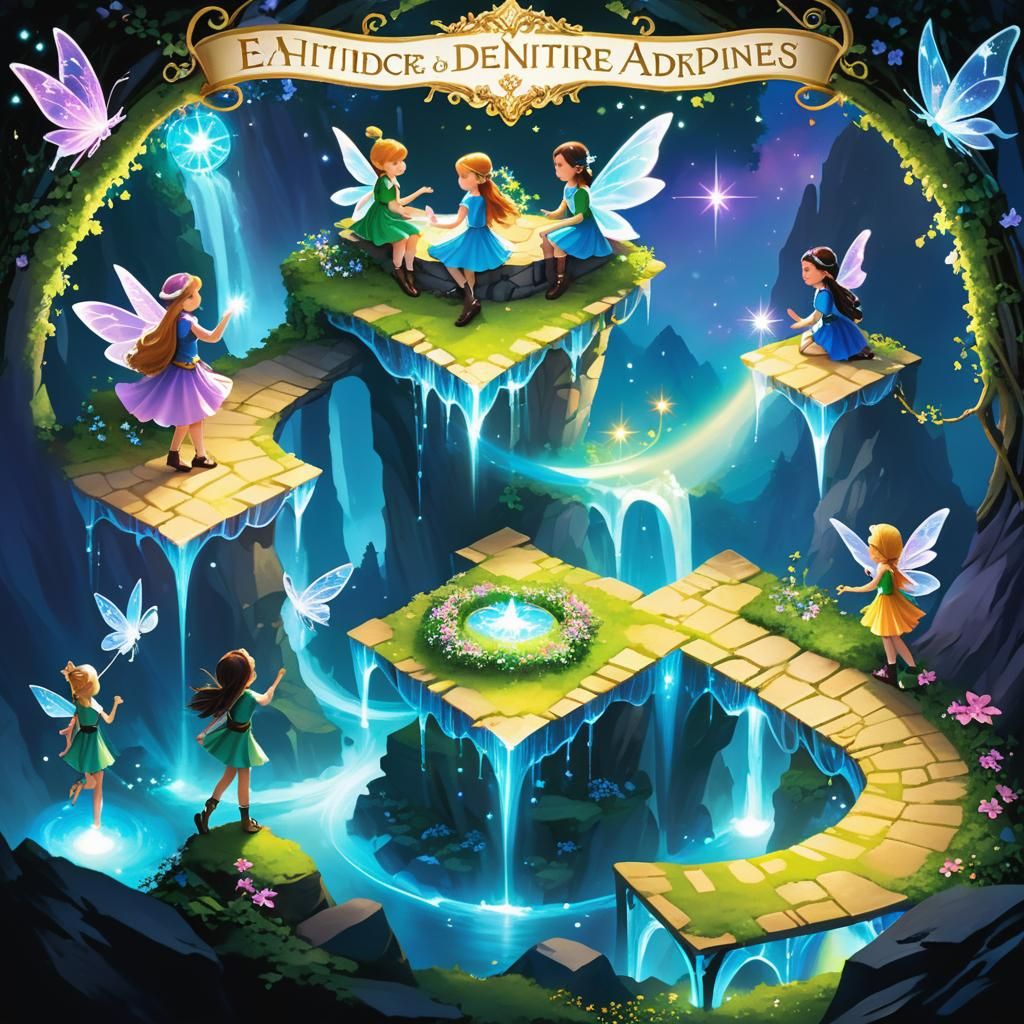 Friends Discover a Fantasy Realm with Fairies