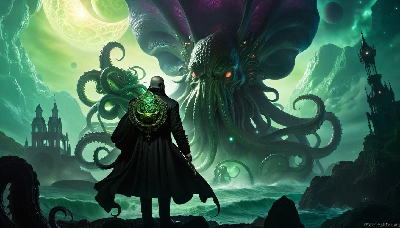 Cthulhu Rising: Cosmic Horror Concept Art