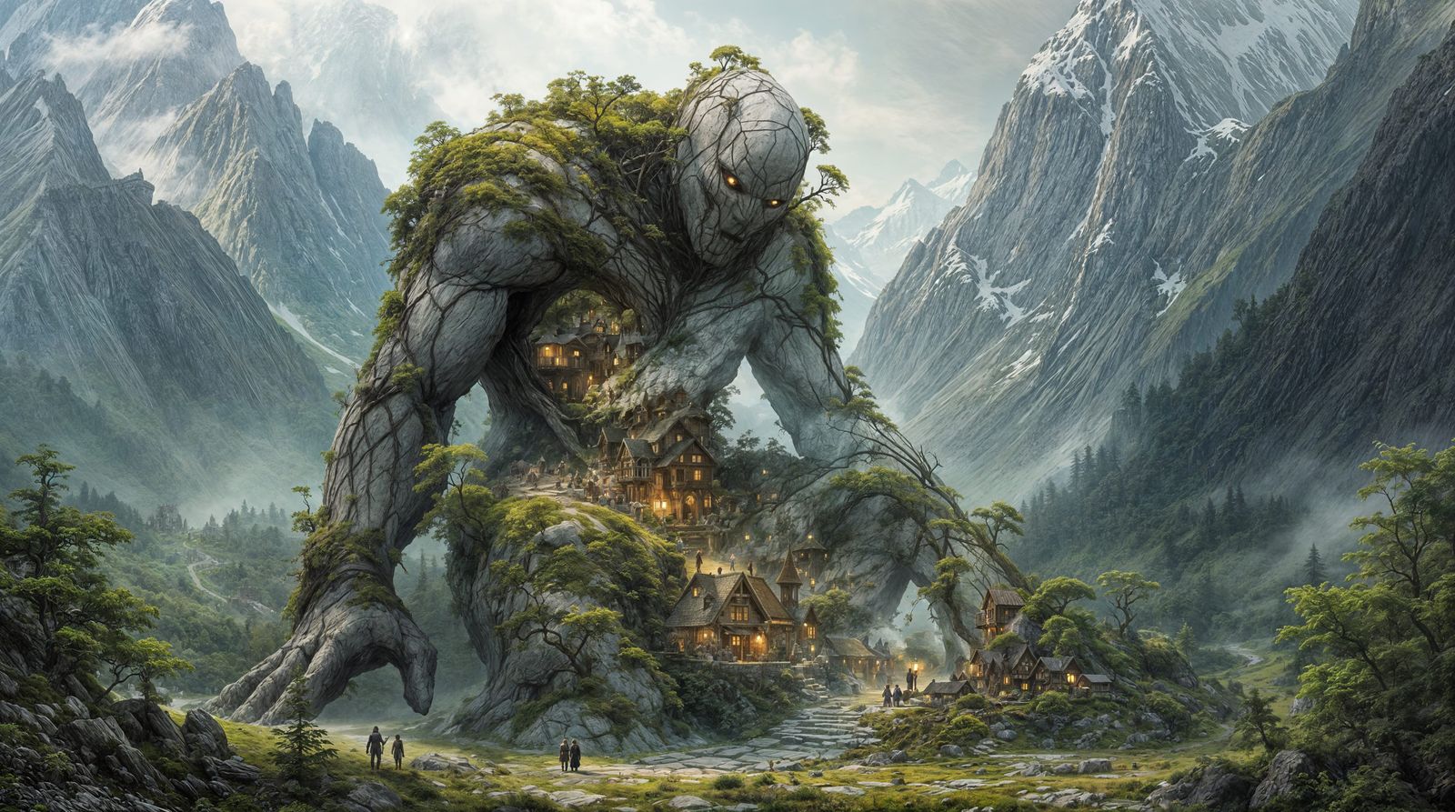 Golem's Hidden Medieval Sanctuary in a Norwegian Landscape