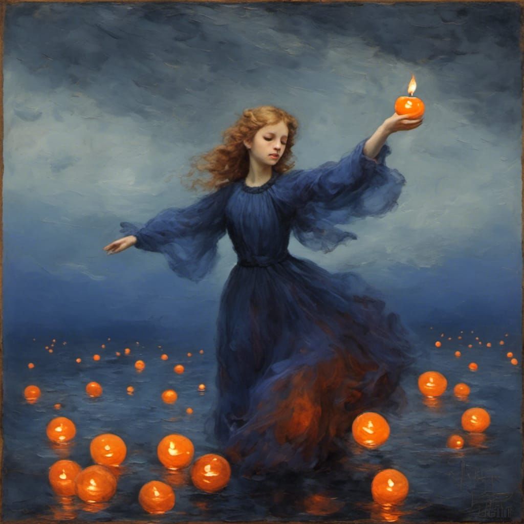 She brings light