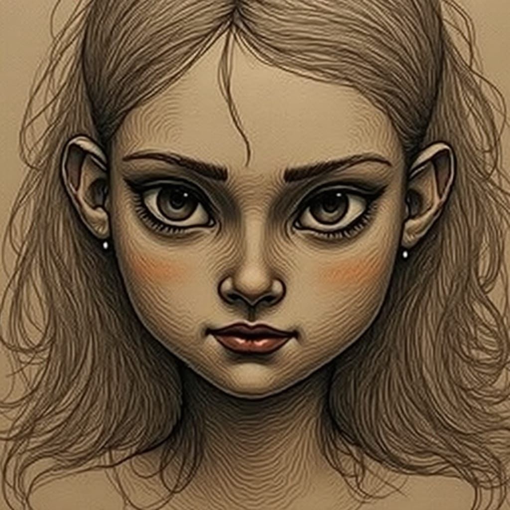 Etched Sketch of a Sketched Sketch