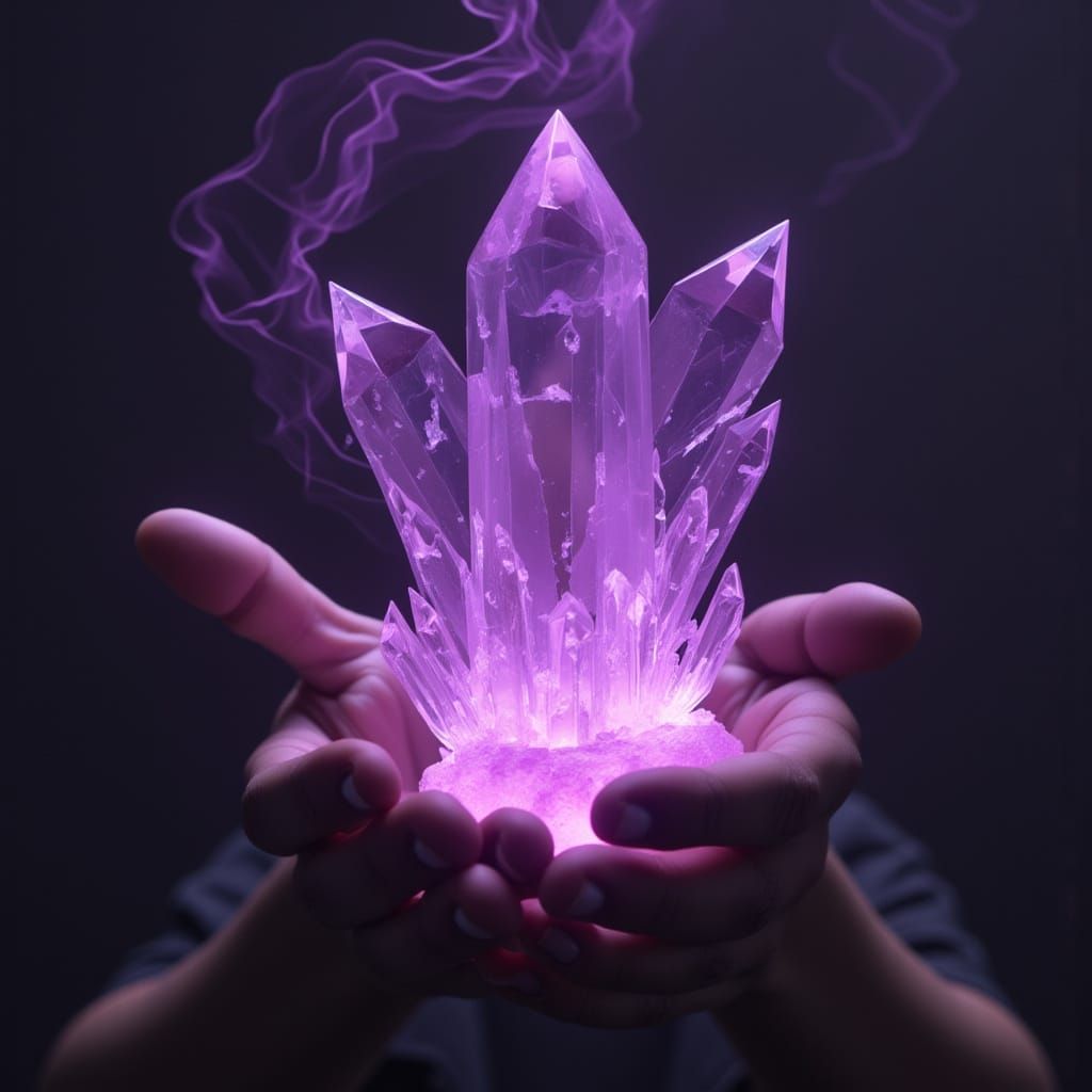 Shimmering Memory Crystal in Drow Style