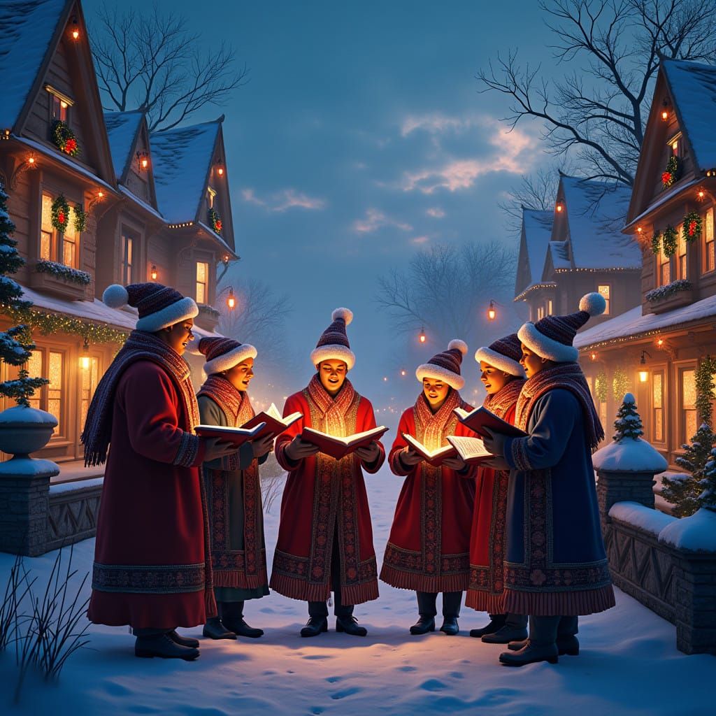 Victorian Holiday Magic in Modern Suburbia