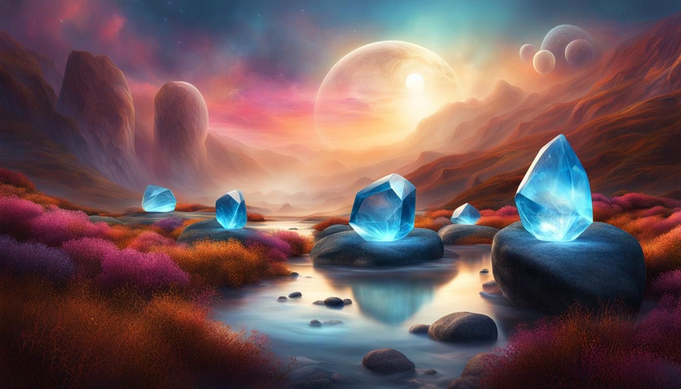 Dream Stones in a Dreamlike Landscape