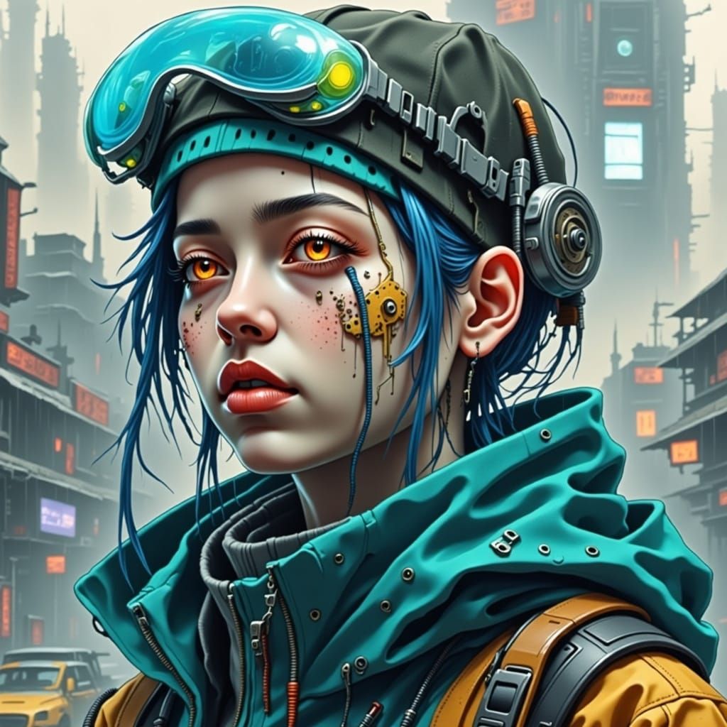 Cyberpunk Love in a Bleak Future