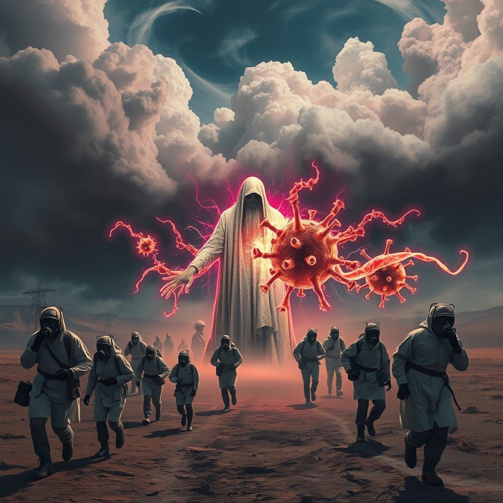 Gas Masks and Plague: A Cyberpunk Dark Surrealism