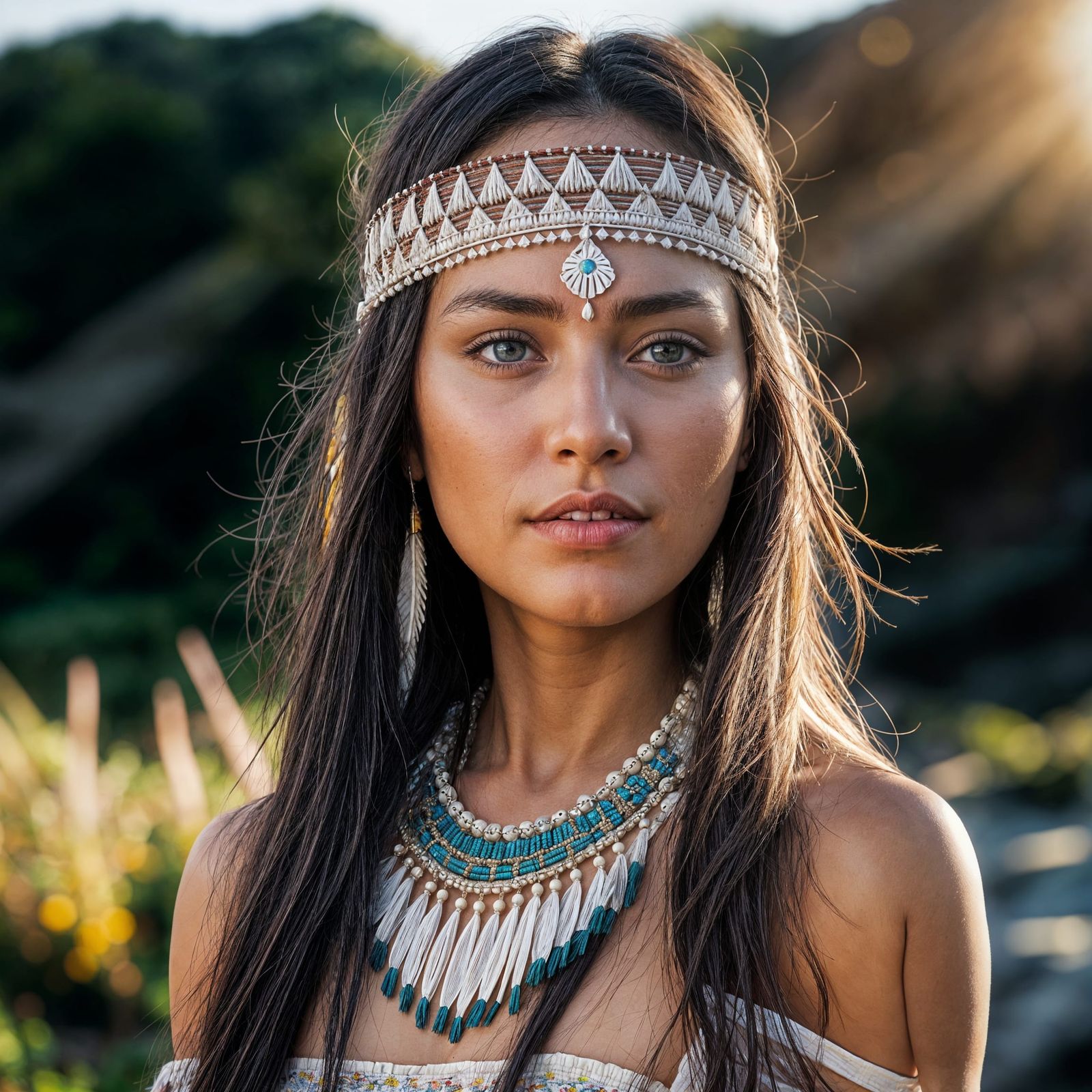 Native Beauty Captured by AI