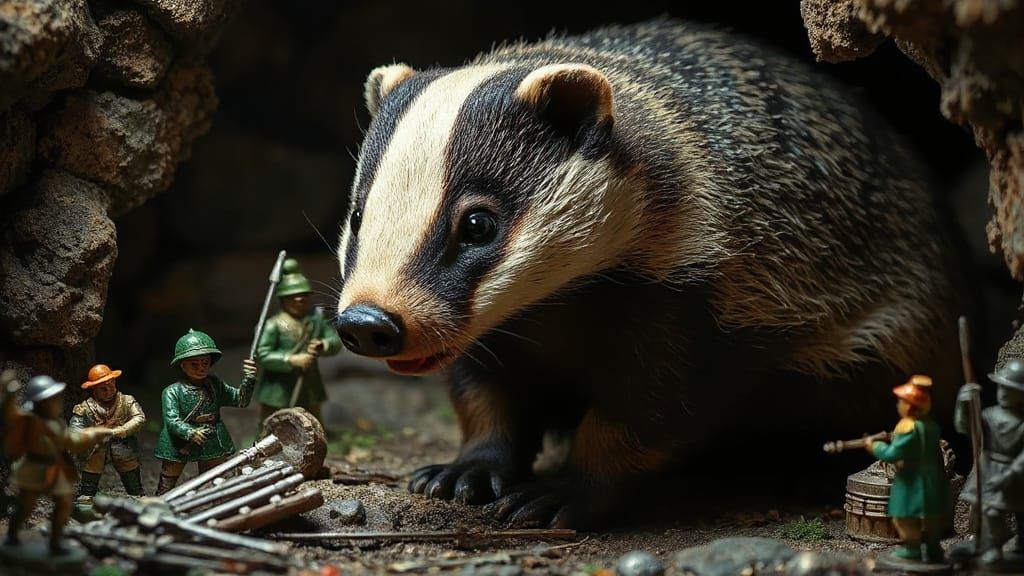 Badger Crafts Miniature Historical Dioramas in Burrow