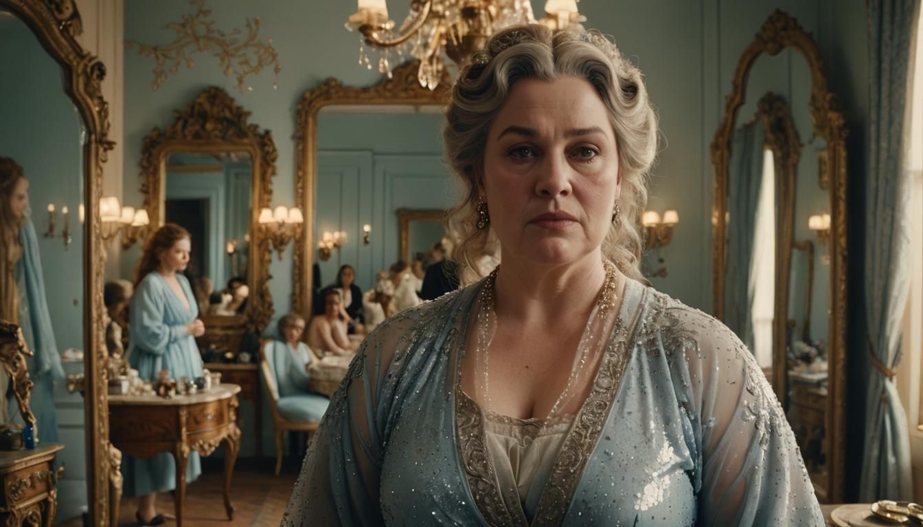 Round Woman Obese Overweight Rotund Ample Cuddly Curves Woma...