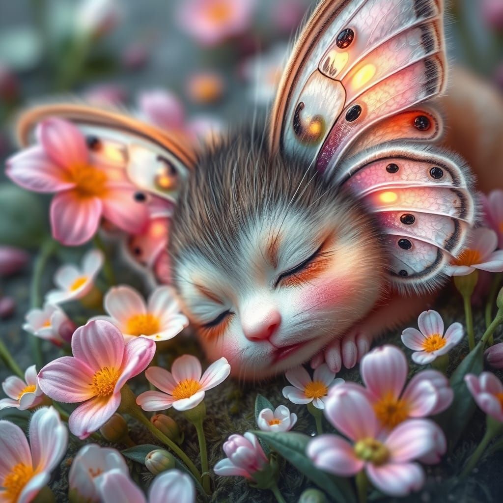 Spring's Gentle Awakening in Whimsical Detail