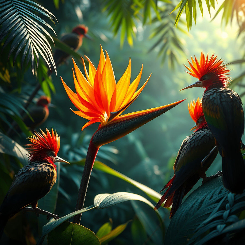Shimmering Bird of Paradise in Papua New Guinea