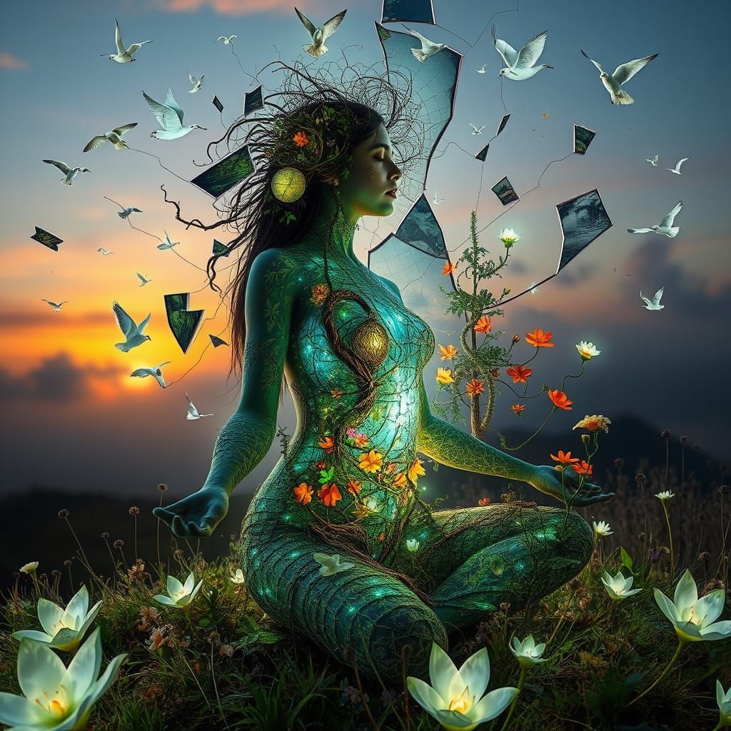 Ephemeral Land Art: Eco-Sculpture of Nature and Body