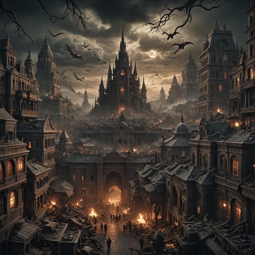 Terror Incarnate: A Digital Matte Painting