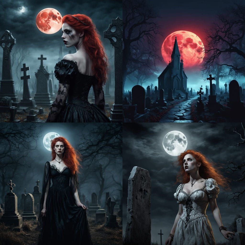 Gothic Sally with Moonlit Glow