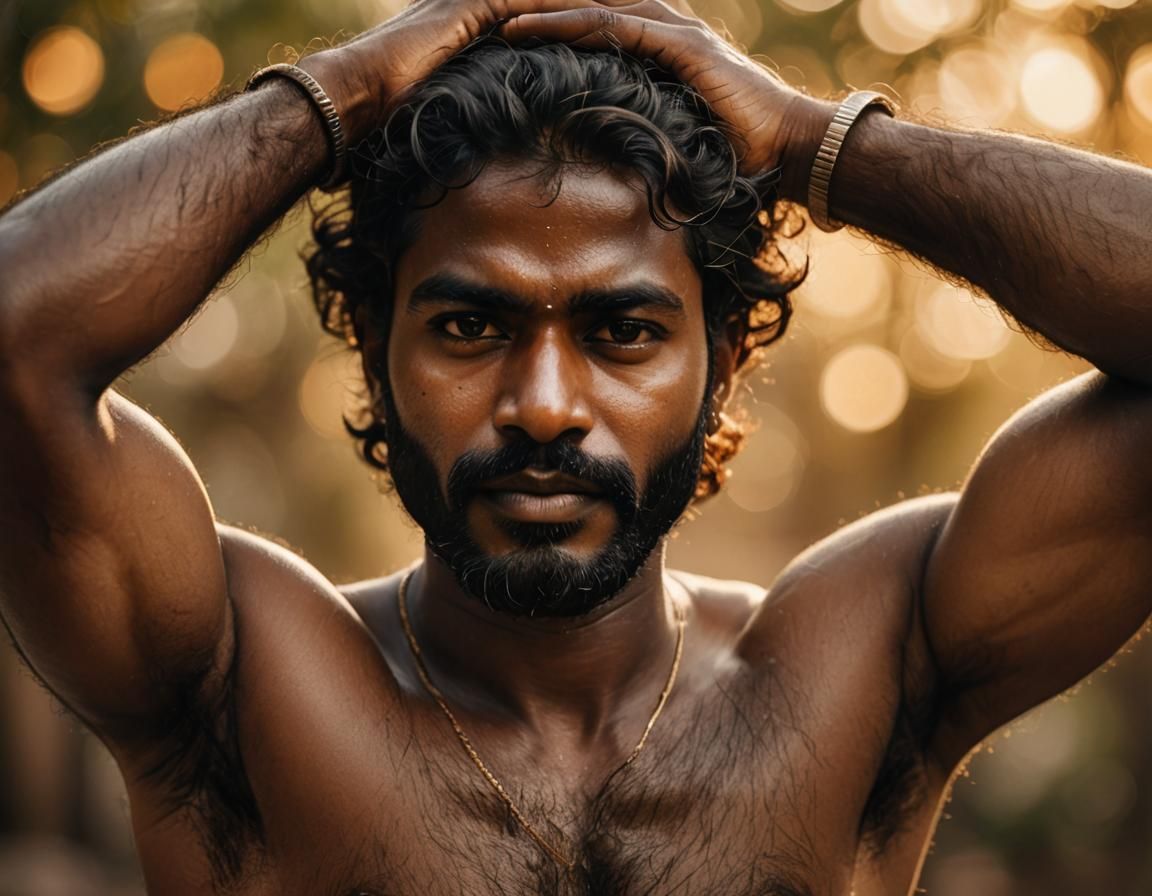 Hyper-Realistic Portrait of South Indian Man