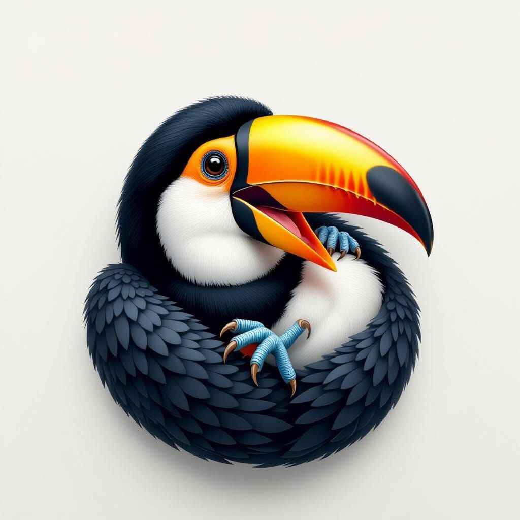 Toucan bird baby