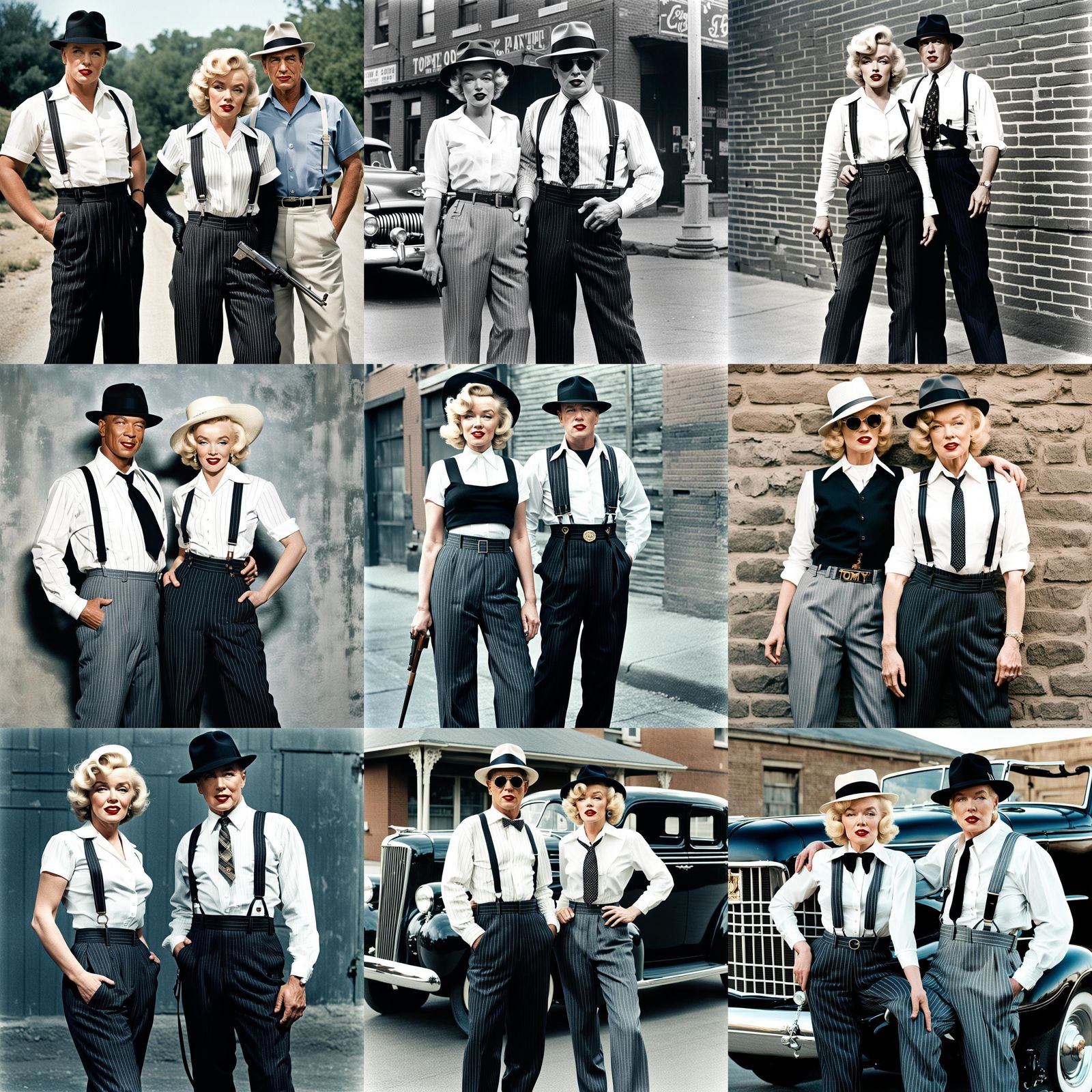 Marilyn Monroe as a Gangster Queen