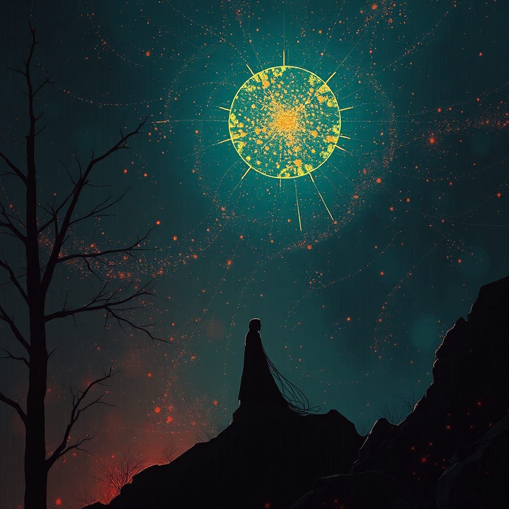 Defiant Light: Photography with Pointillism Concept