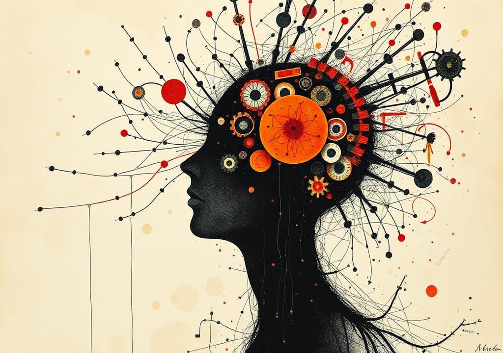 Automatism: Unleashing Unfettered Thought in Surreal Style