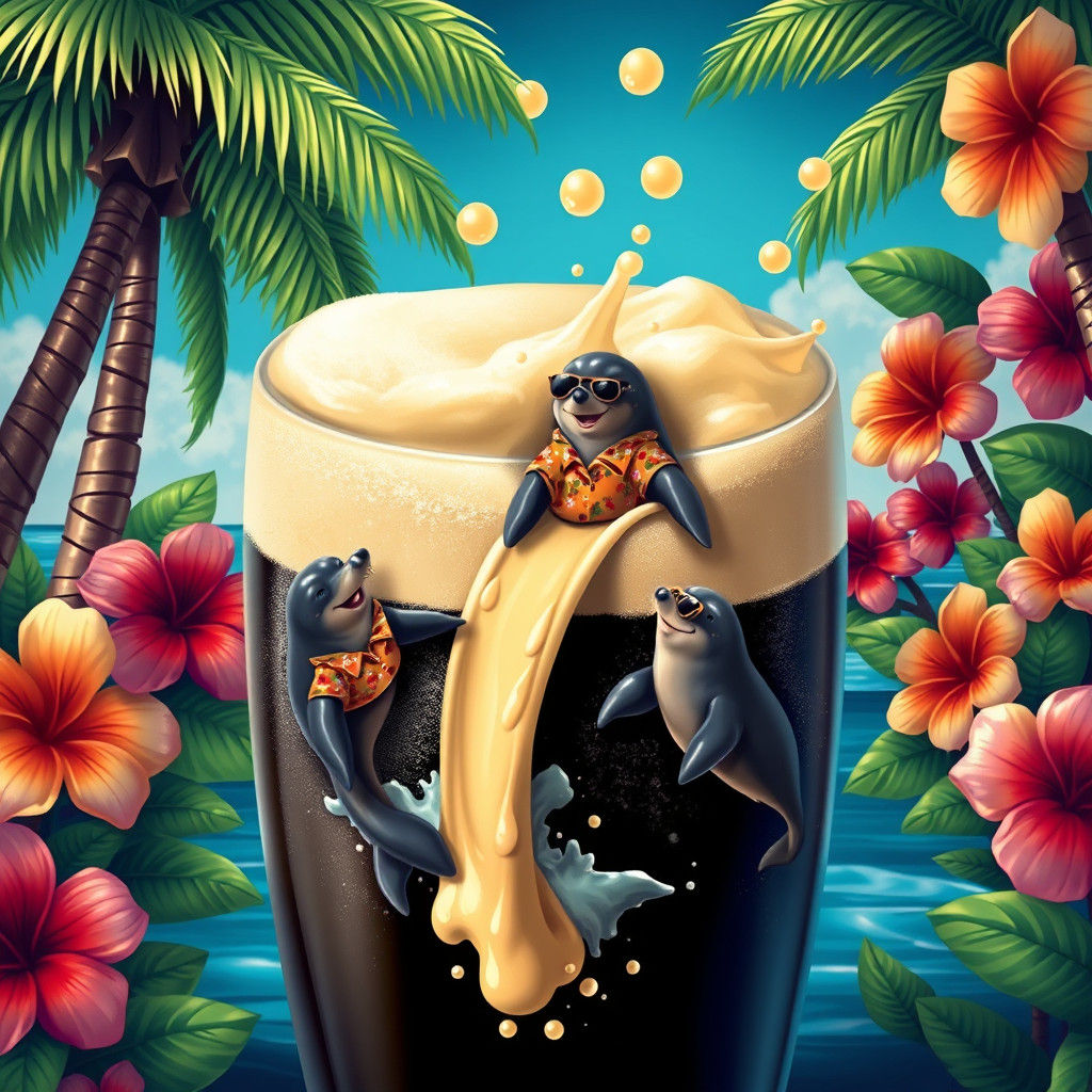 Guinness Tropical Paradise with Sea Lions