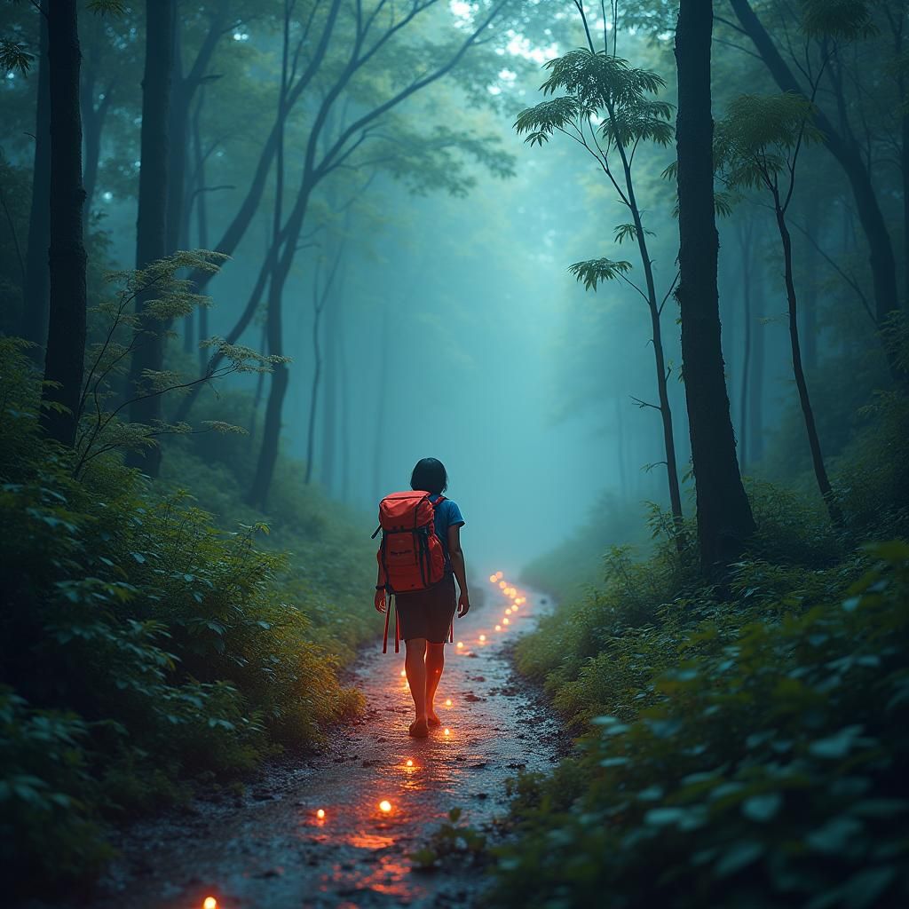 Filipino Adventurer's Journey Through Ethereal Realm