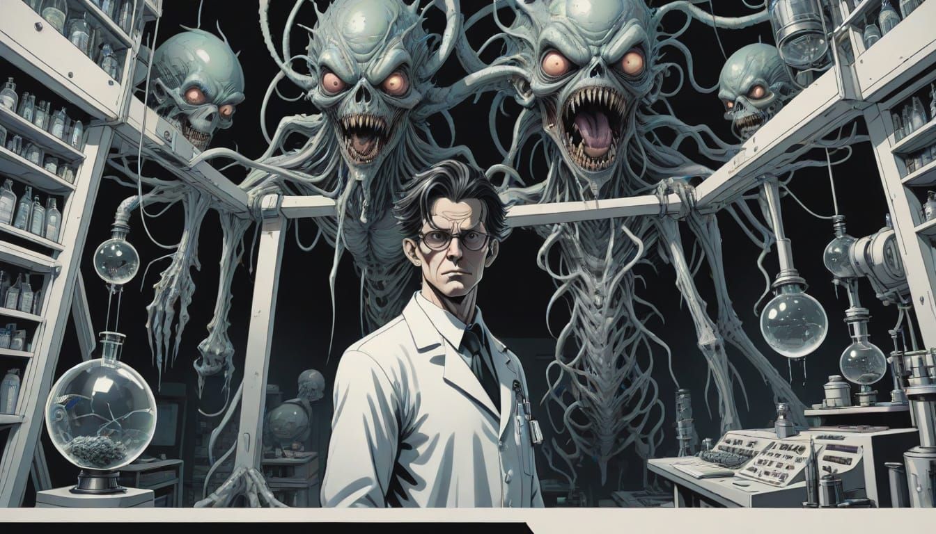 Eccentric Genius Trapped by His Own Creations