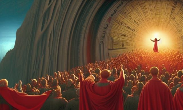 Dante's Divine Comedy: Pixar-Style 3D Concept Art