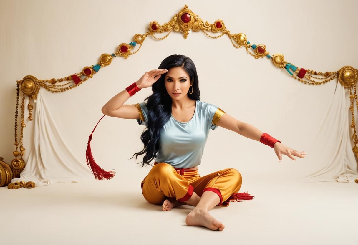 Kim Possible as a Genie Girl