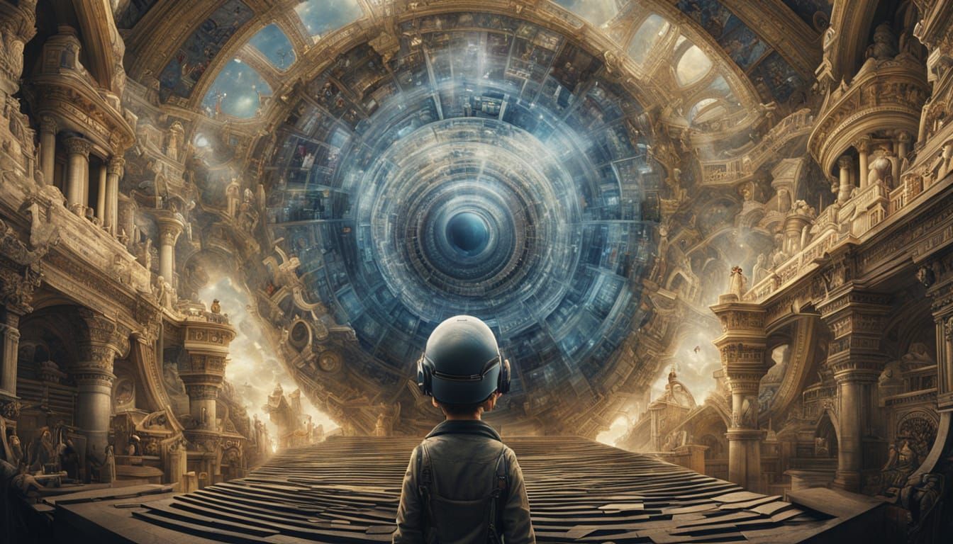 Mind-Bending Trompe-l'œil Illusions in Photorealistic Style