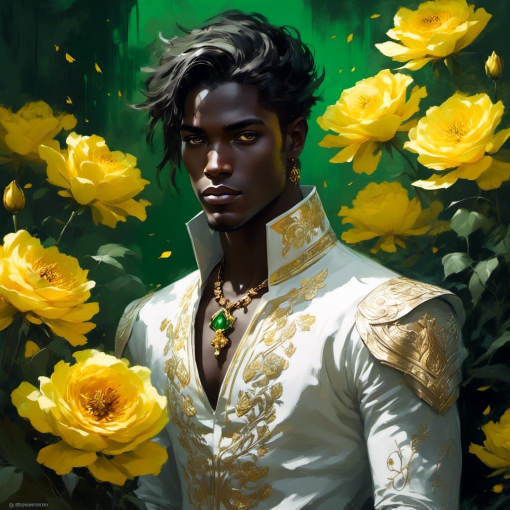 Fantasy Prince Portrait with Selective Color