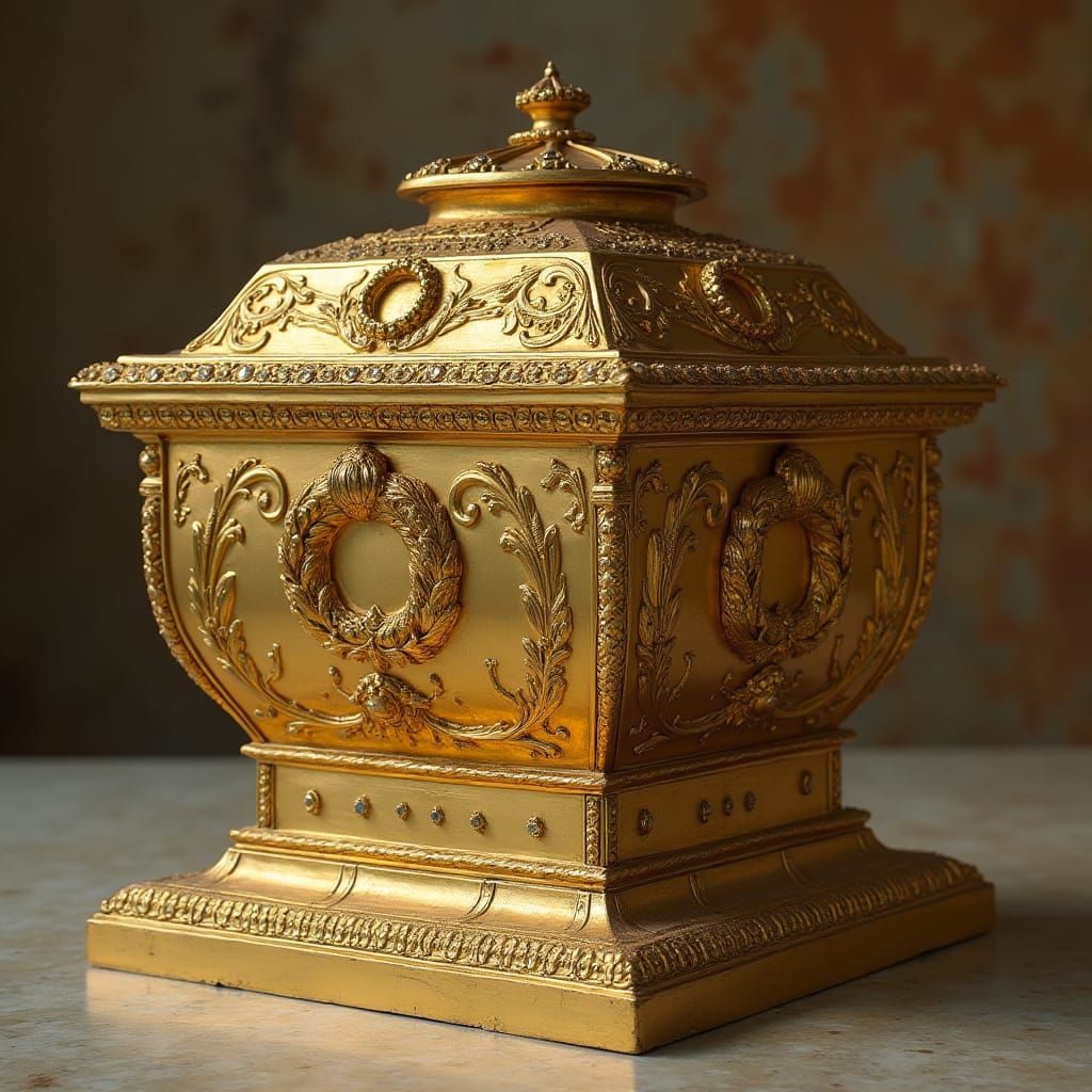 Golden Casket of Ancient Greek Royalty