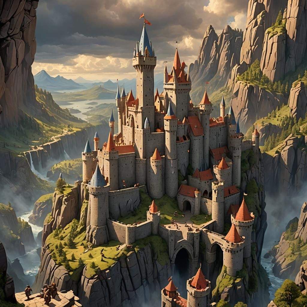 Crusader Knights Quest for Holy Grail in 3D Animation