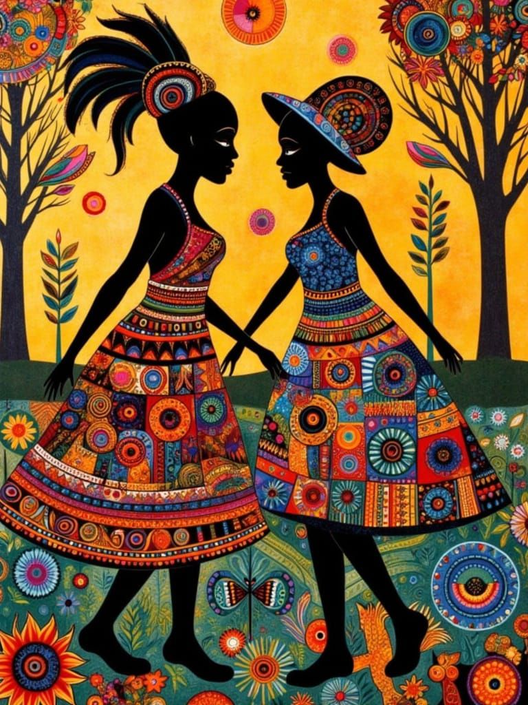 African Folk Dancers