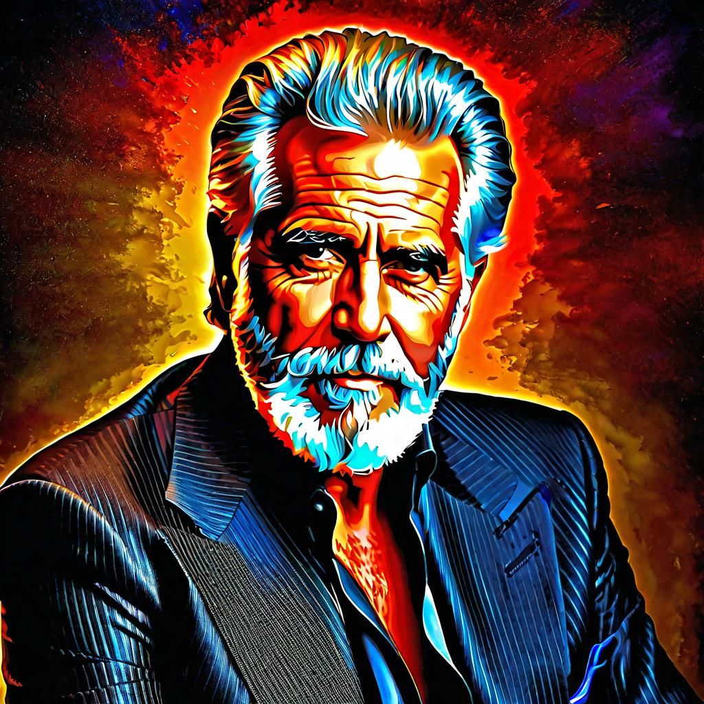 Distinguished Man Portrait in Old Master Style