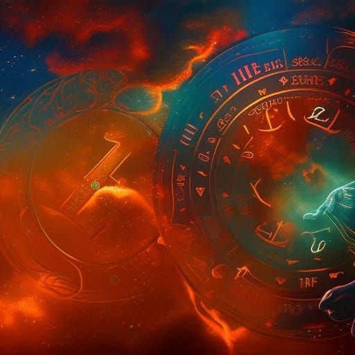 Copper Zodiac Signs in Realistic Oil Painting